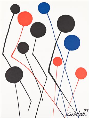 ALEXANDER CALDER Three color lithographs.